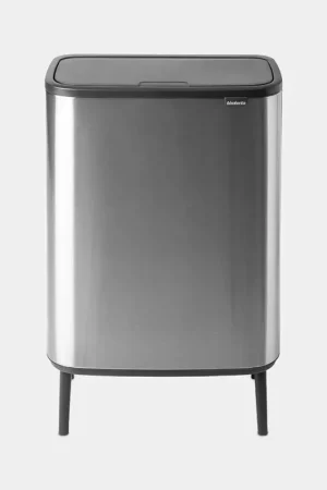Brabantia Pattumiera Bo Touch Hi 2 Secchi da 30L Acciao Anti impronta Nuovo Arrivo