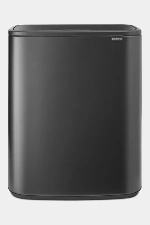 Prezzo Conveniente Brabantia Pattumiera Bo 2 Secchi 30 Litri Acciaio Nero Opaco