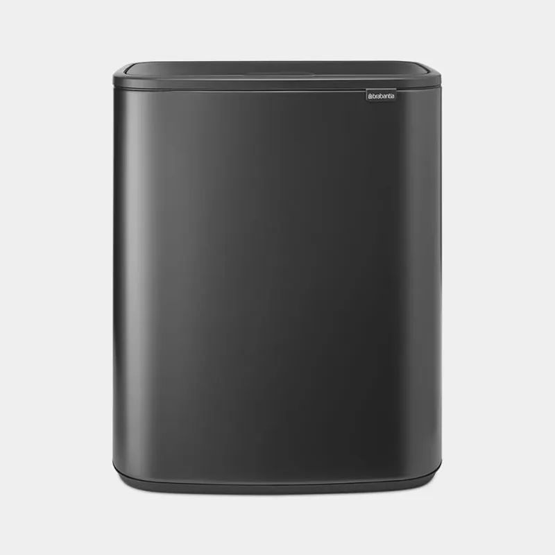 Prezzo Conveniente Brabantia Pattumiera Bo 2 Secchi 30 Litri Acciaio Nero Opaco