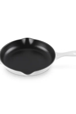 Le Creuset Padella Doppio Becco Evolution in Ghisa Vetrificata D23 cm Bianco Offerta Lampo