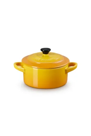Offerta Limitata Le Creuset Mini Cocotte Rotonda in Gres Vetrificato 10 cm Nettare