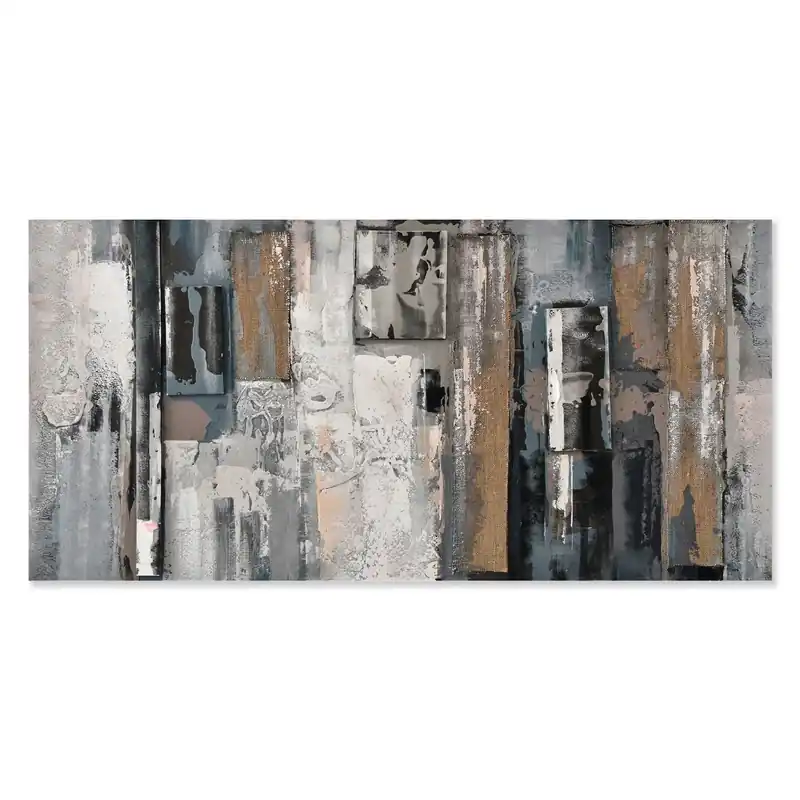 Agave Quadro Modern Abstract Dipinto A Mano 140x70 cm Offerta