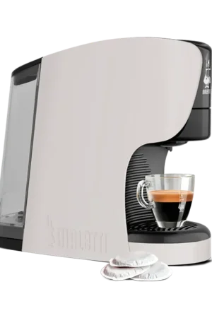 Bialetti Bundle Macchina Caffè Espresso Dama con 30 Cialde Omaggio Grigio Compra Adesso