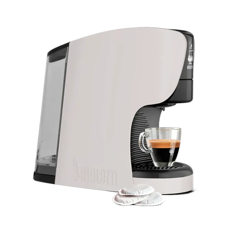 Bialetti Bundle Macchina Caffè Espresso Dama con 30 Cialde Omaggio Grigio Compra Adesso