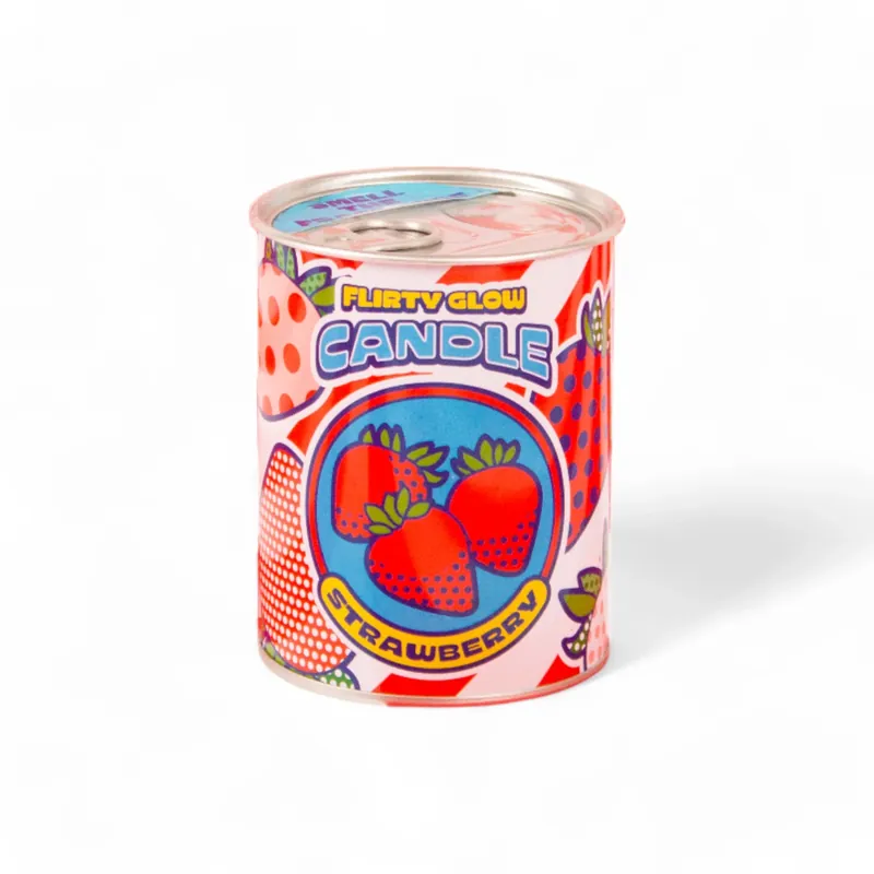 Seletti Candela Flirty Glow alla Fragola in Latta 30 Ore Prezzo Basso