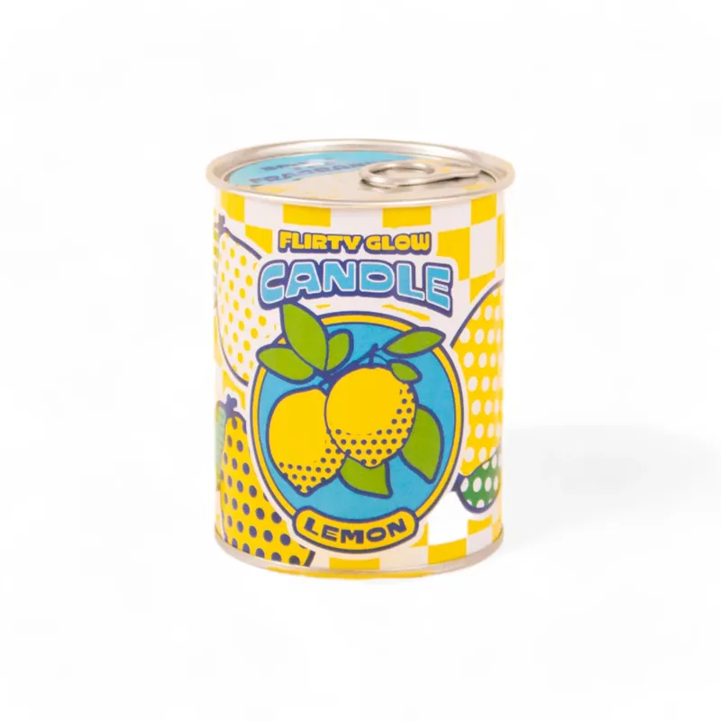 Seletti Candela Flirty Glow al Limone in Latta 30 Ore Nuova Collezione