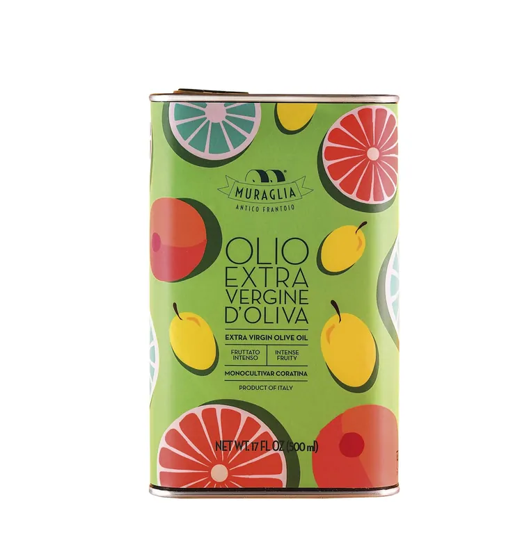 Più Venduto Frantoio Muraglia Lattina di Olio EVO Frutti del Mediterraneo 500ml