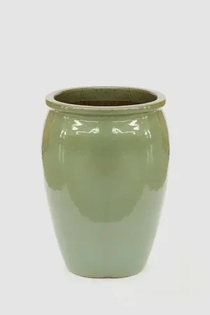 Di Tendenza EDG Enzo De Gasperi Vaso Glaze Atlas Anfora H52 D32 cm Verde Salvia
