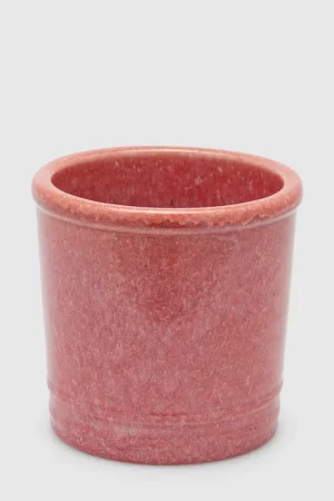 EDG Enzo De Gasperi Vasetto Glaze Cilindro in Ceramica H18 D18 cm Rosa Acquista Ora