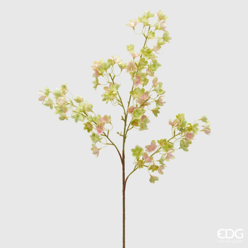 Saldi EDG Enzo De Gasperi Ramo di Prunus Fiorito H95 cm Verde