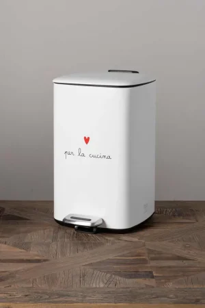 Reso Gratuito Simple Day Pattumiera Per La Cucina 20L Bianca