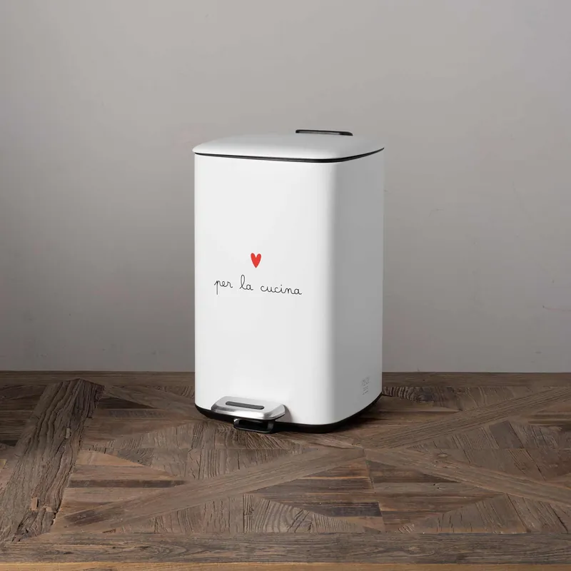 Reso Gratuito Simple Day Pattumiera Per La Cucina 20L Bianca