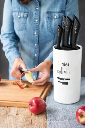 Prezzo Conveniente Simple Day Portacoltelli I Miei Coltelli in Gres