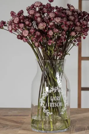 Simple Day Vaso Fiori Freschi in Vetro D15xH27 cm Bestseller