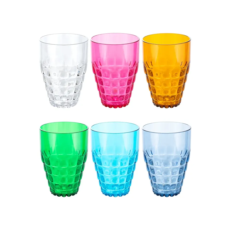 Spedizione Espresso Guzzini Set 6 Bicchieri Alti Tiffany Acqua D9xH13 cm