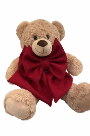 Madame Fiocco Orsetto Teddy in Peluche con Fiocco Piquet H80 Offerta Lampo