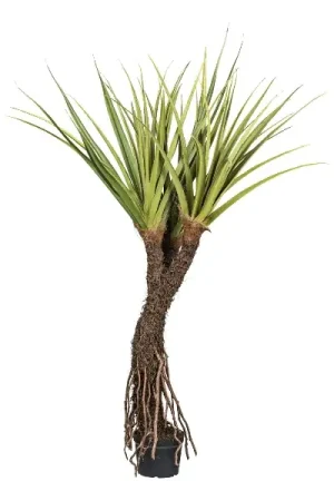 Gasper Pianta Artificiale di Pandanus Tectorius x3 H210 cm con Vaso Scelto Dai Clienti