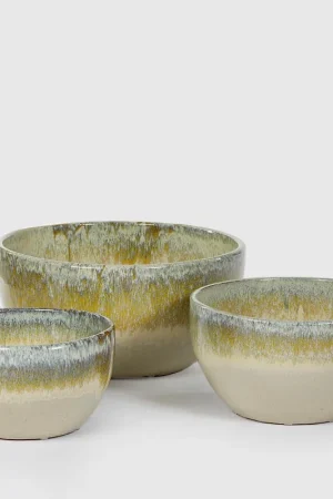 Novità EDG Enzo De Gasperi Vaso Glaze Rotondo H24xD47 cm