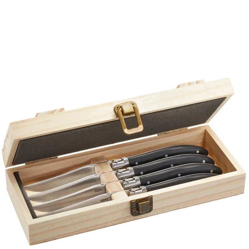 Miglior Prezzo Gefu Set 4 Coltelli Bistecca Basco in Cofanetto