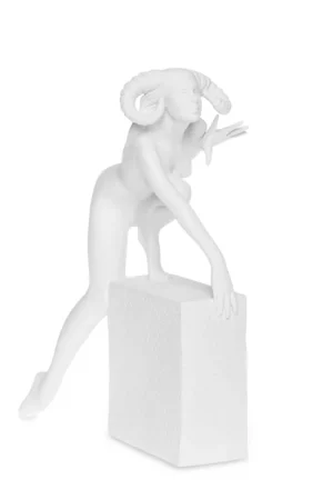 Spring Copenhagen Scultura Segno Zodiacale Ariete 25 cm in Porcellana Occasione Imperdibile