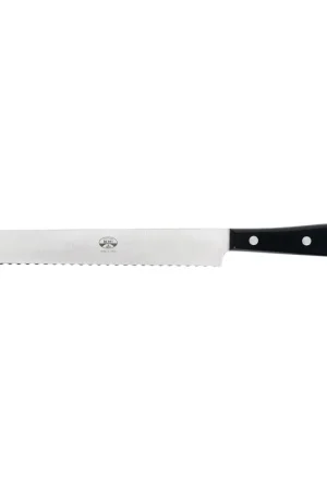 Promozione Coltellerie Berti Compendio Coltello per Pane Nero in Acciaio