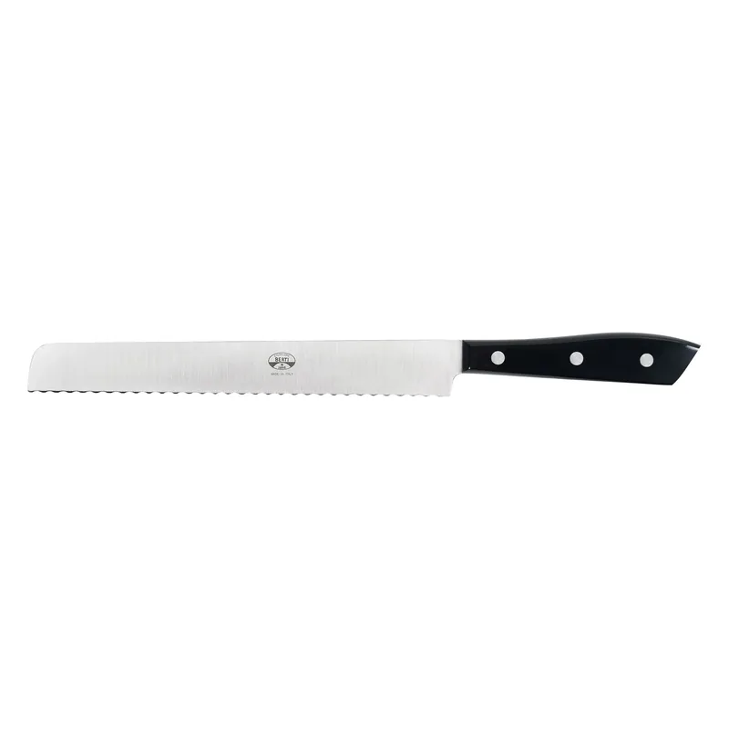 Promozione Coltellerie Berti Compendio Coltello per Pane Nero in Acciaio