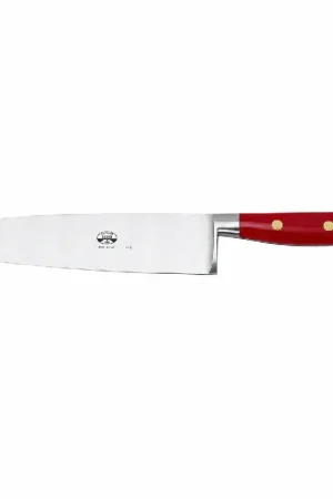 Coltellerie Berti Intero Coltello Trinciante Carni Rosso 22 cm in Acciaio Promozione Esclusiva