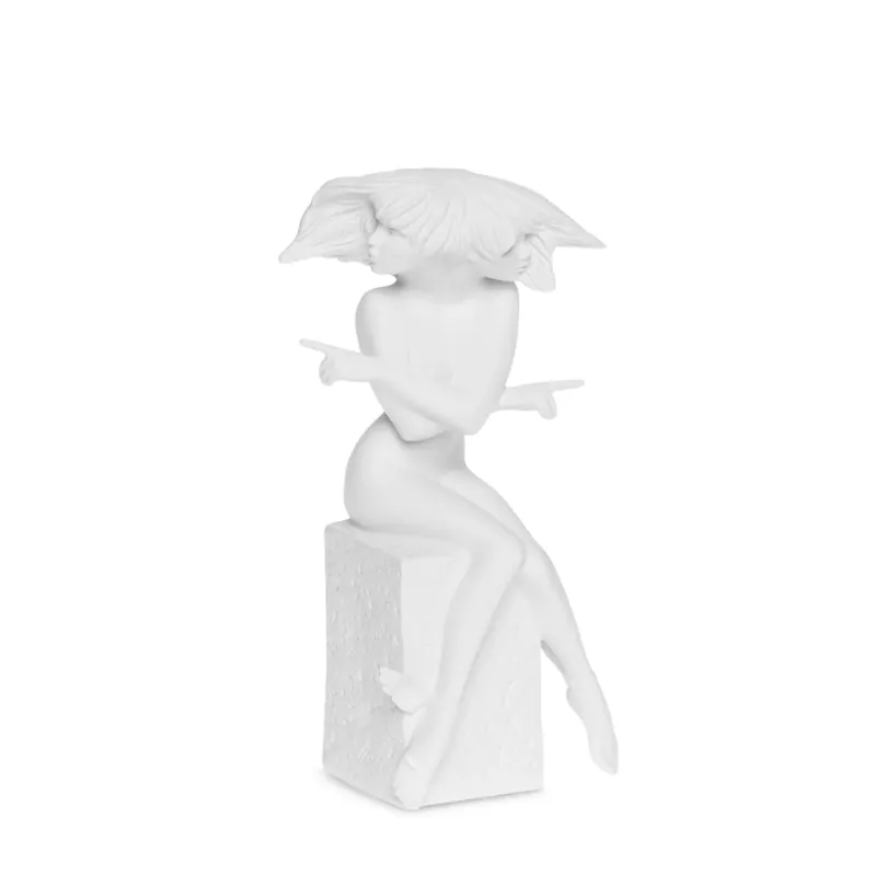 Spring Copenhagen Scultura Segno Zodiacale Gemelli 23 cm in Porcellana Economico
