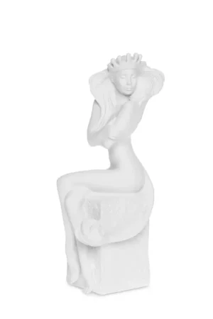 Spring Copenhagen Scultura Segno Zodiacale Leone 24 cm in Porcellana Soddisfatti O Rimborsati