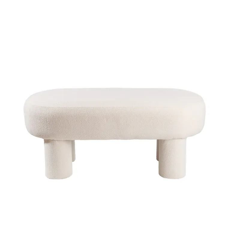 Esclusivo L‘Oca Nera Panca Bouclé 105x48xh46 cm