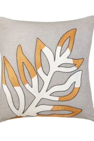 L‘Oca Nera Cuscino Foglie 45x45 cm Consegna Rapida