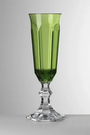 Mario Luca Giusti Set 6 Flute Dolce Vita 120ml Verde Ultima Occasione