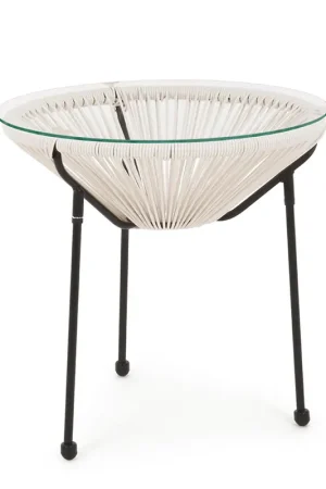 Affare Andrea Bizzotto Tavolino da Esterno Parker Bianco D50 cm