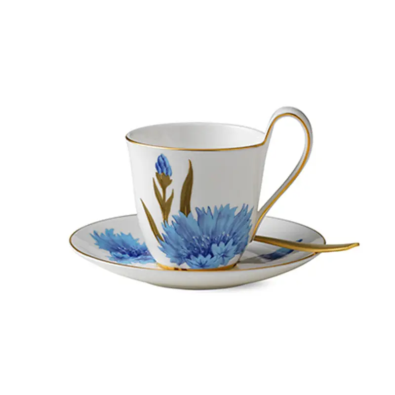 Bestseller Royal Copenhagen Tazza Cornflower Flora con Piattino in Porcellana
