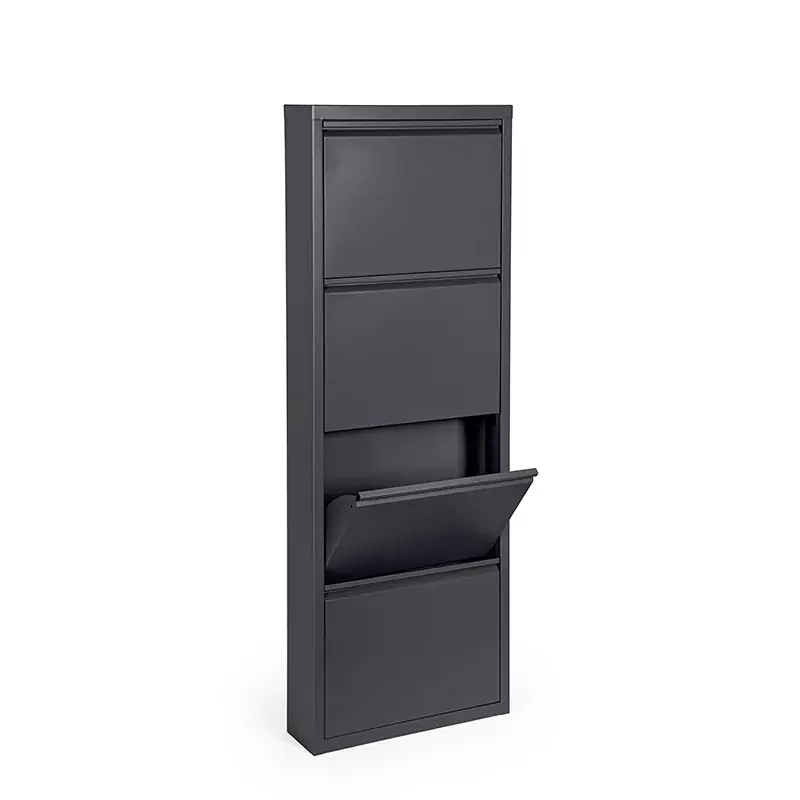 Acquista Ora Andrea Bizzotto Scarpiera Slim Salvaspazio 4 ante H140 cm Nero