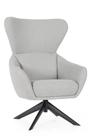 Andrea Bizzotto Poltrona Girevole Hailey Grigio Promozione Esclusiva