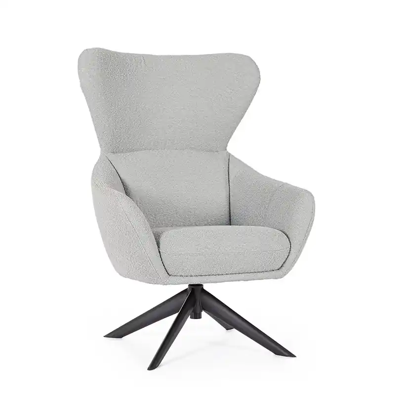 Andrea Bizzotto Poltrona Girevole Hailey Grigio Promozione Esclusiva