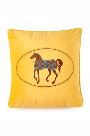 Offerta Fade Cuscino Living Horses 45x45 cm Giallo