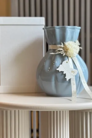 Compra Online Fiori Di Lena Vasetto in Vetro c/ Dalia e Nebbiolina H20 Polvere