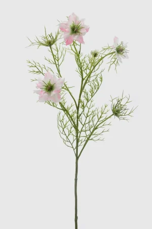 A Buon Prezzo EDG Enzo De Gasperi Ramo di Nigella con Foglie H68 cm Rosa