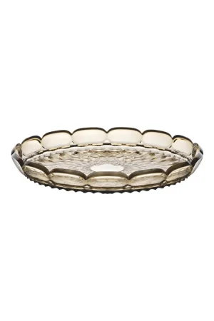 Subito Disponibile Guzzini Vassoio Tondo Piccolo Vanity D30 cm Beige