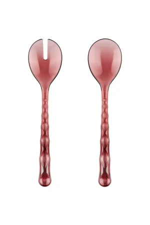 Guzzini Set 2 Posate Insalata Vanity H27.5 cm Malva Prezzo Ridotto