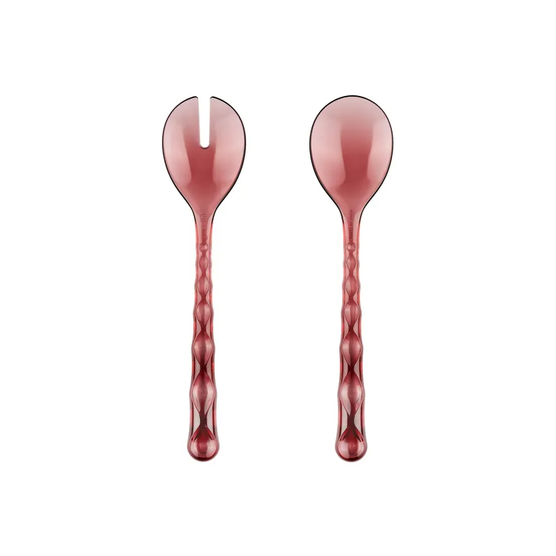 Guzzini Set 2 Posate Insalata Vanity H27.5 cm Malva Prezzo Ridotto