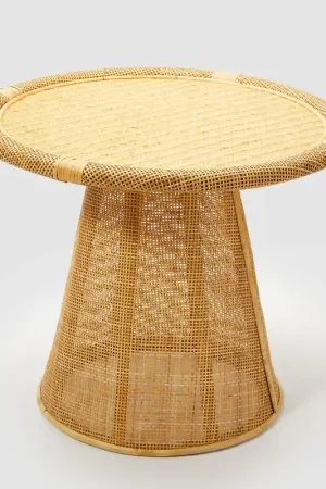 Consegna Rapida EDG Enzo De Gasperi Tavolino Rotondo in Bamboo H49 D59 cm