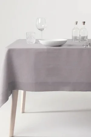 A Buon Prezzo Tessitura Toscana Tovaglia Vis a Vis Tiziano 45x170 cm in Lino Malva