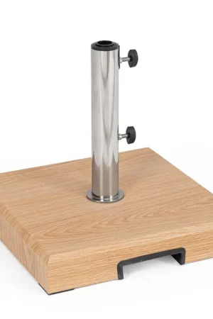 Andrea Bizzotto Base Per Ombrellone da esterno Miral 40x40 cm Effetto Legno Quantità Limitata