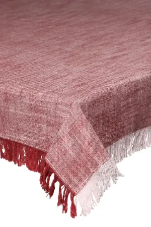 Reso Gratuito Andrea Fontebasso Tovaglia Volterra 140x240 cm Rosso