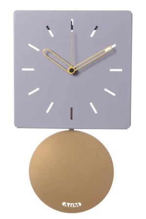 Affare Arti & Mestieri Orologio a Pendolo Grace H43,5 cm Glicine e Oro Laccato