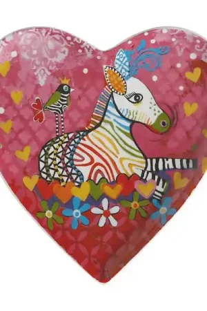 Maxwell & Williams Piattino Cuore Love Hearts D15,5 cm Zebre Zig Zag Subito Disponibile