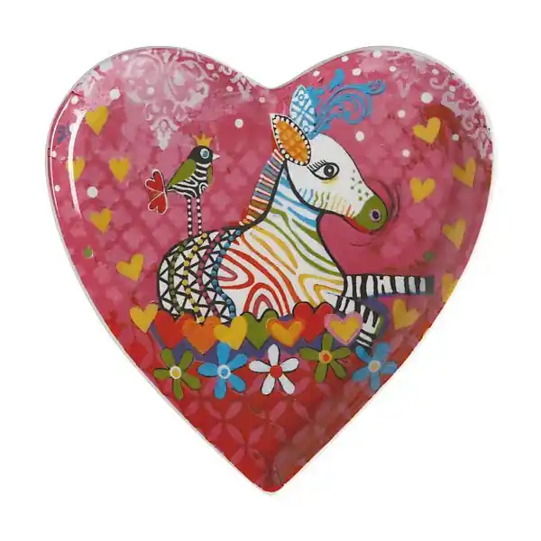 Maxwell & Williams Piattino Cuore Love Hearts D15,5 cm Zebre Zig Zag Subito Disponibile